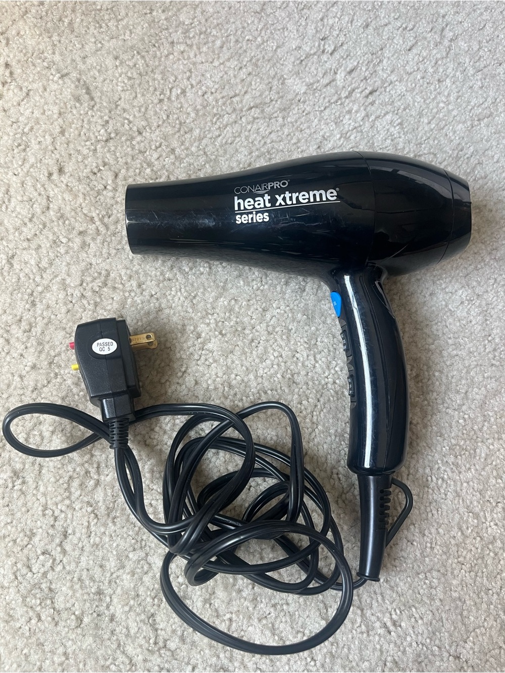 Heat Xtreme Series Black Hair Dryer Conairpro